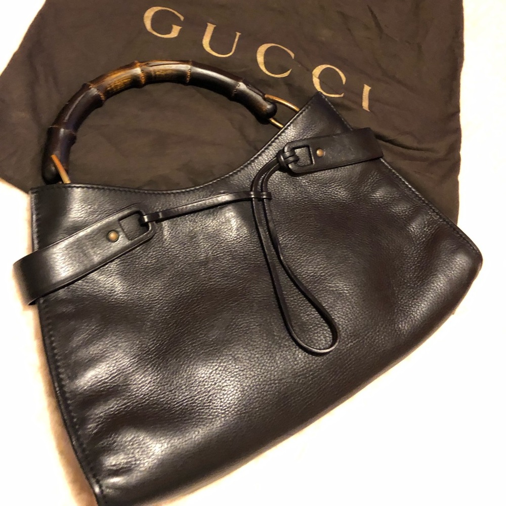 Gucci brown leather bag